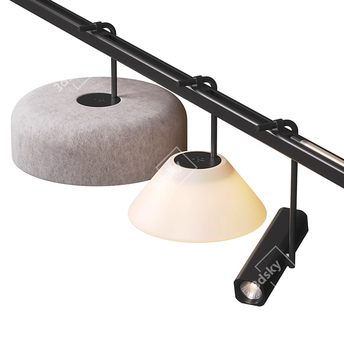 Modern RBW Highline Lighting Collection 3D model image 2