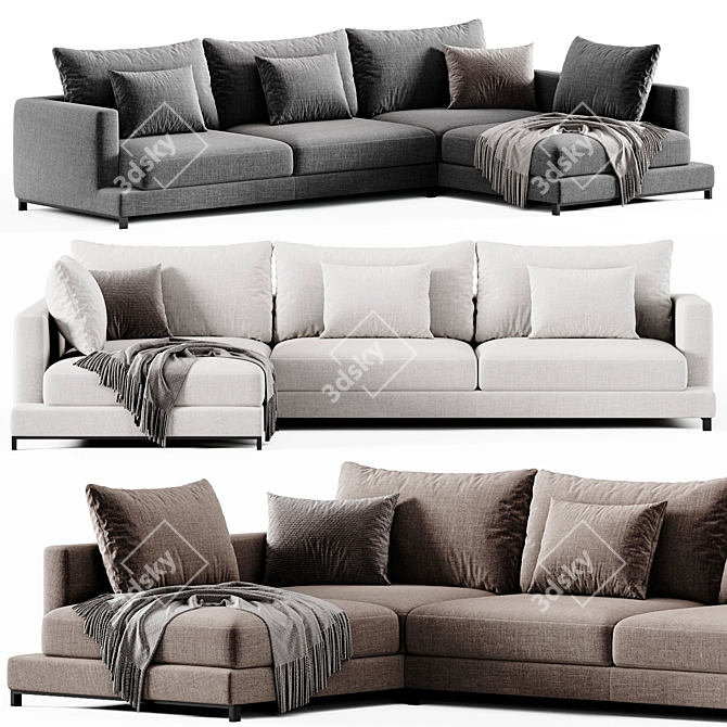 Eichholtz Burbury Lounge Sofa 3D model image 2