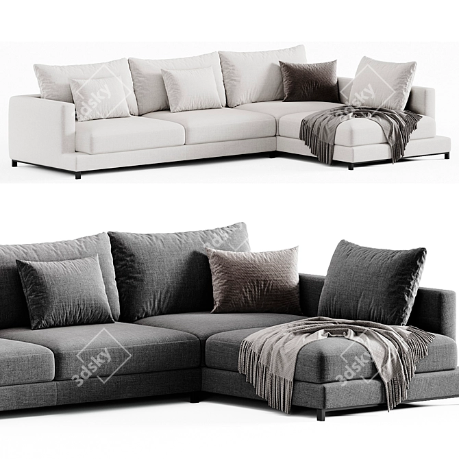 Eichholtz Burbury Lounge Sofa 3D model image 3