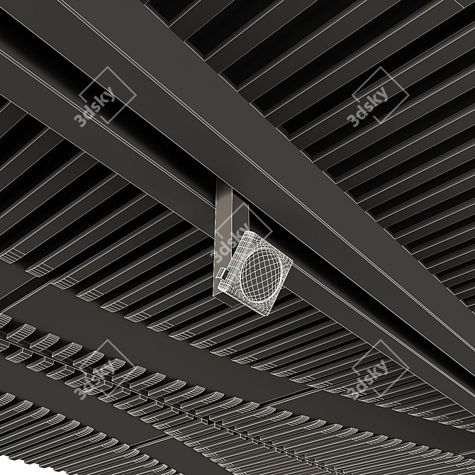 Rifinitura Art Ceiling 3D Panel 3D model image 3