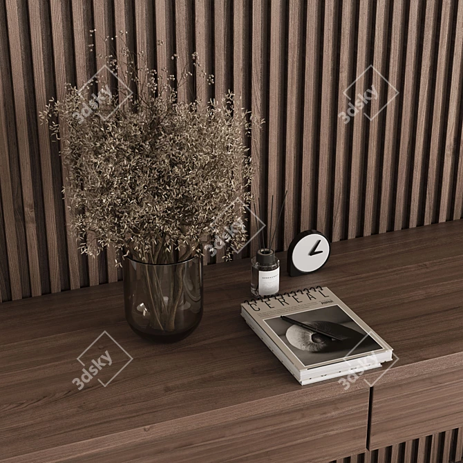 Modern Office Furniture Set in 3D Max 3D model image 4