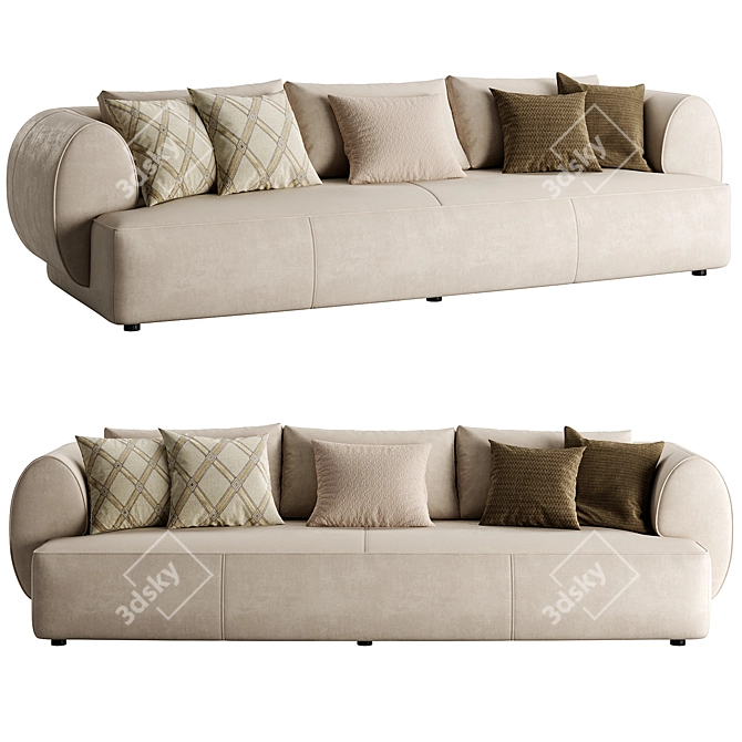 Sicis Botero 3 Seater Sofa 3D model image 1