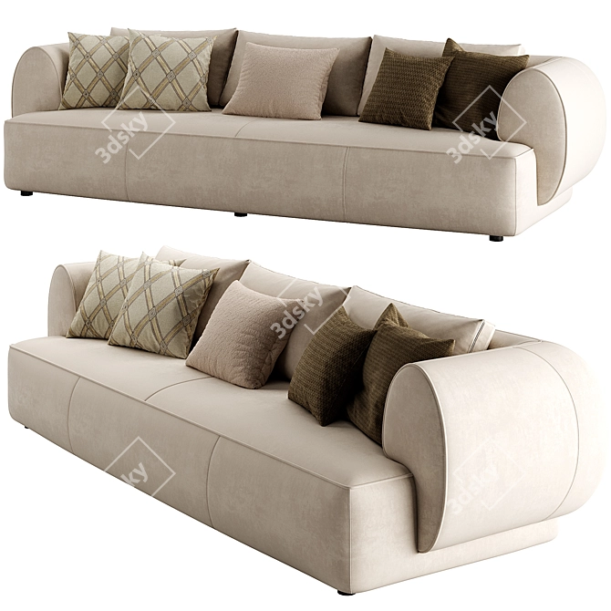 Sicis Botero 3 Seater Sofa 3D model image 2