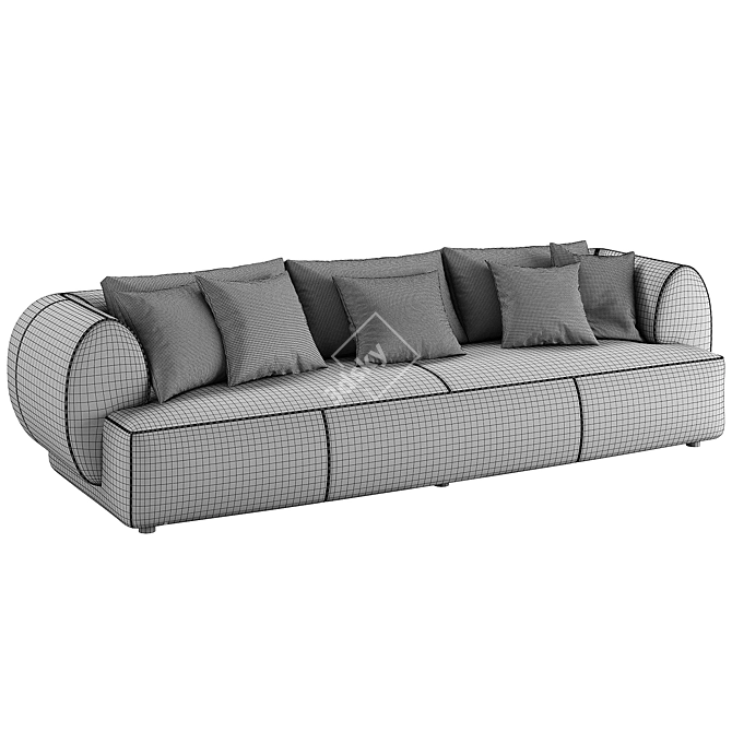 Sicis Botero 3 Seater Sofa 3D model image 4