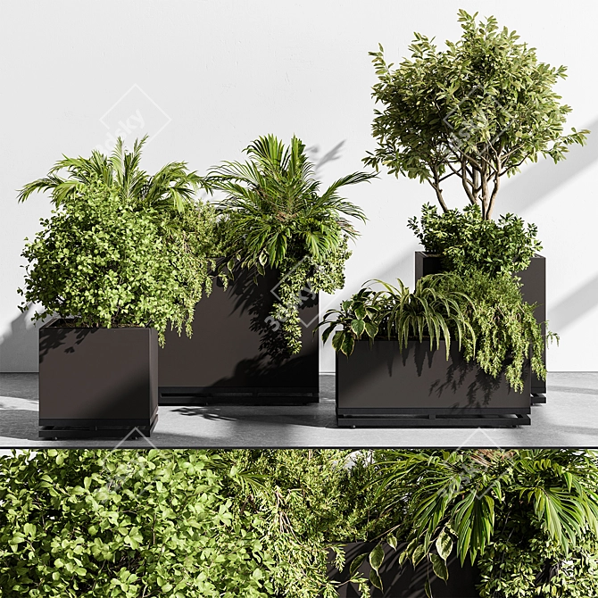 535 Indoor Plant Box 3D model image 1