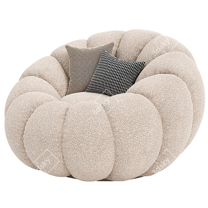 Cozy Cloud Armchair 2014 Edition 3D model image 1