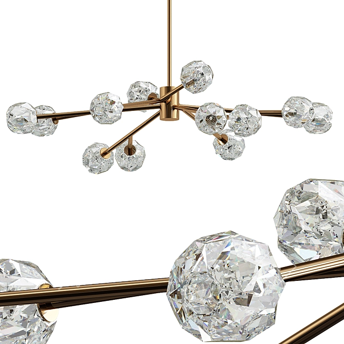 Crystal Chandelier in 3D 48 3D model image 1