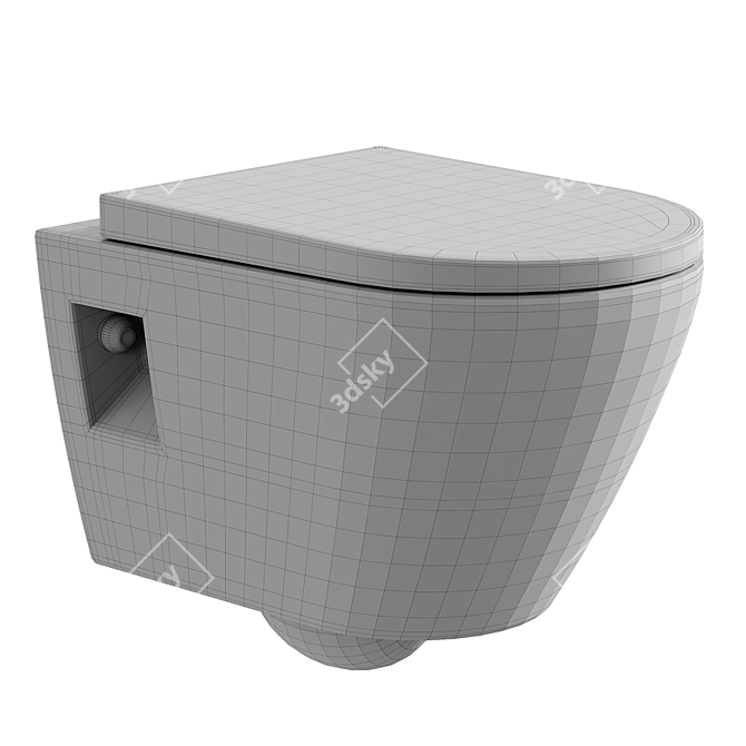 Duravit D-Neo Washdown Toilet 3D model image 4