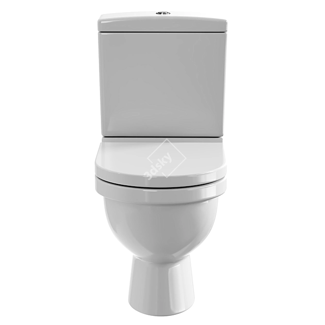 Duravit Starck 3 Toilet WonderGliss 3D model image 2