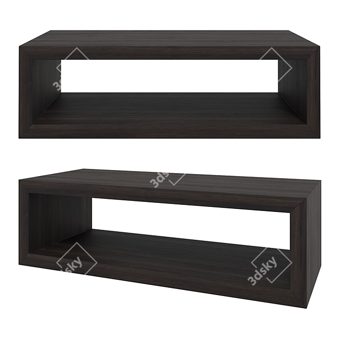 Modern Folsom Coffee Table 3D model image 2