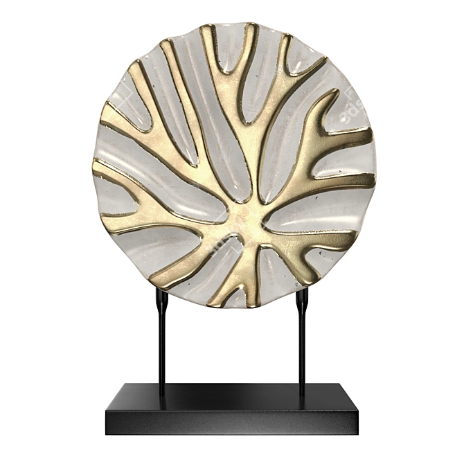 Abstract Decor Sculpture Round Model 3D model image 1