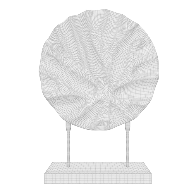 Abstract Decor Sculpture Round Model 3D model image 3