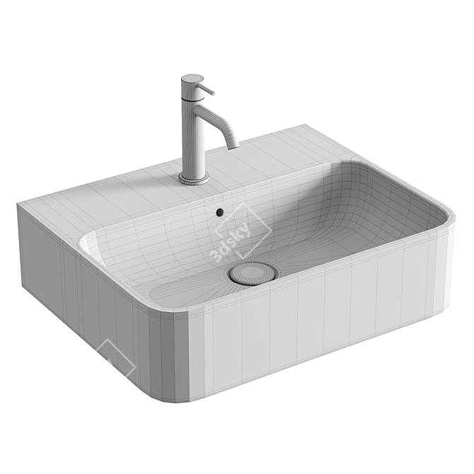 Elegant Navona Basin for You 3D model image 4