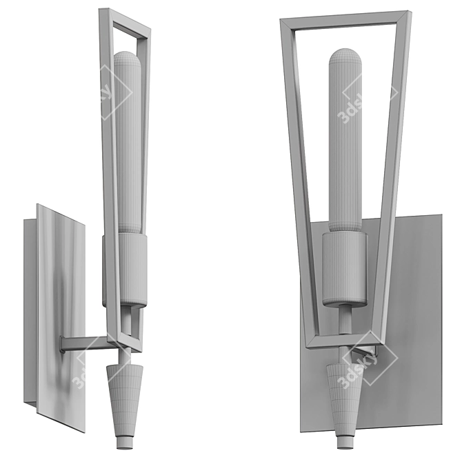 Modern Maxim Wings Sconce Lighting 3D model image 2