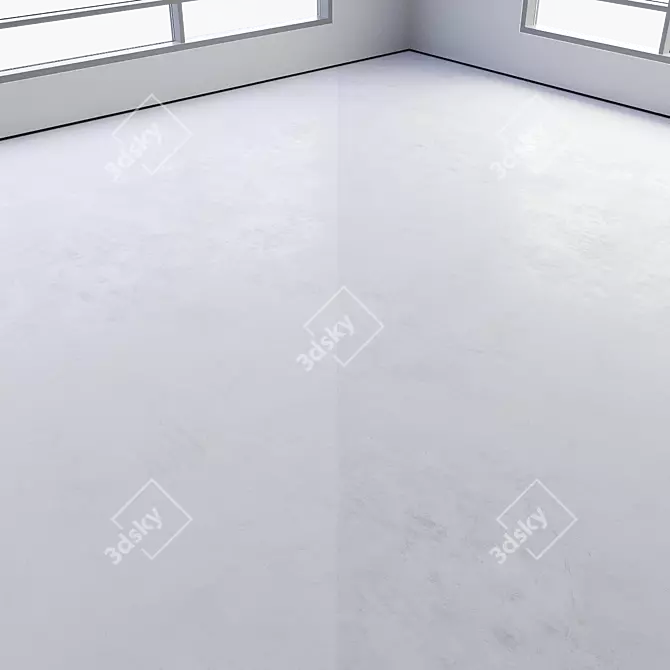 Multicolored Seamless Polished Concrete Floor 3D model image 3