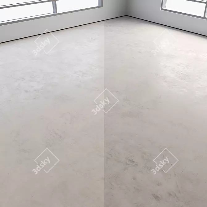 Multicolored Seamless Polished Concrete Floor 3D model image 5