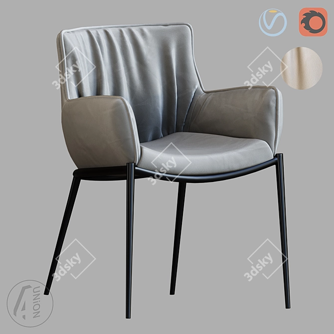 
Modern Stylish Chair GENUI S-6114 3D model image 1