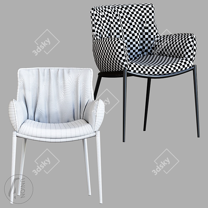 
Modern Stylish Chair GENUI S-6114 3D model image 3