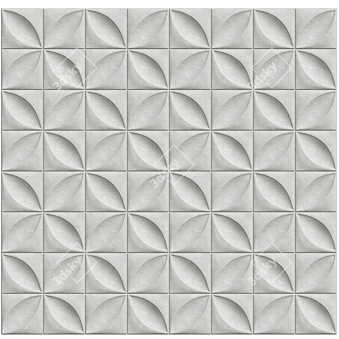 Modern 3D Wall Panels 3D model image 1