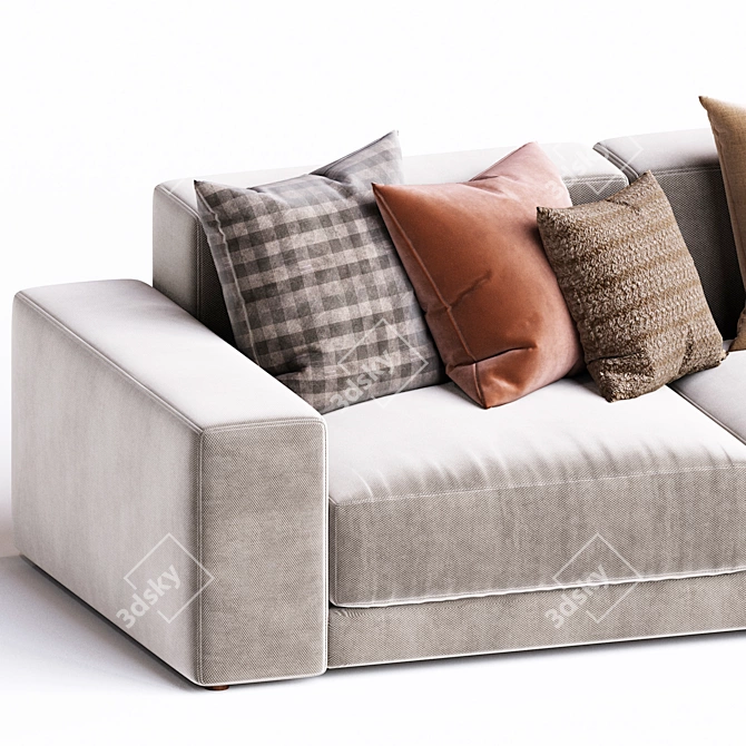 Corona Sofa 3D Model Collection 3D model image 2