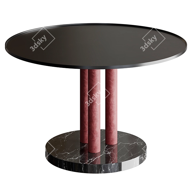 Luxury Wittmann BATON Side Table 3D model image 1