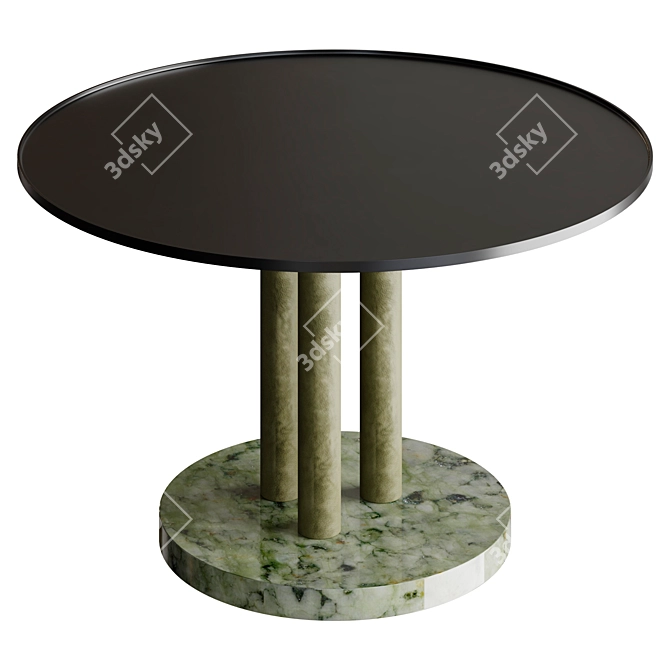 Luxury Wittmann BATON Side Table 3D model image 2