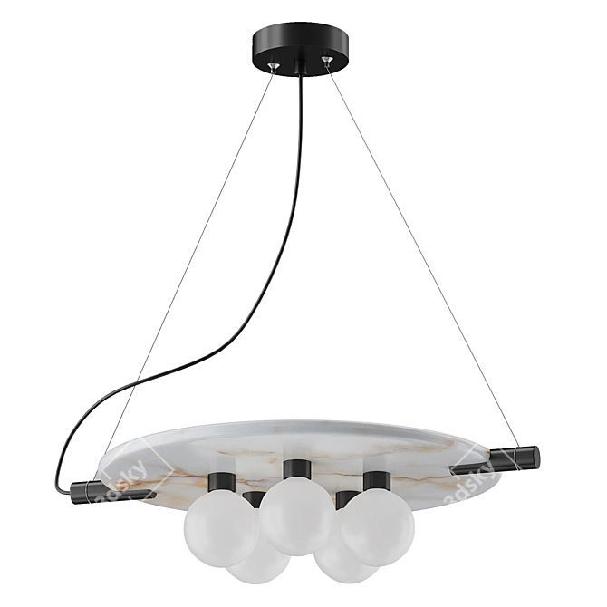 Molten Magma Pendant Light 3D model image 2