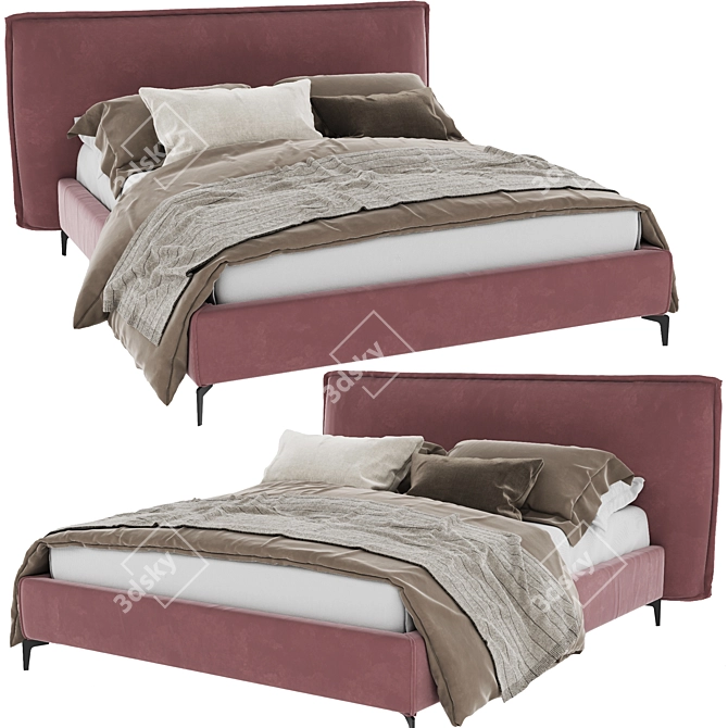 Title: Dream Sophie Bedframe 3D model image 4