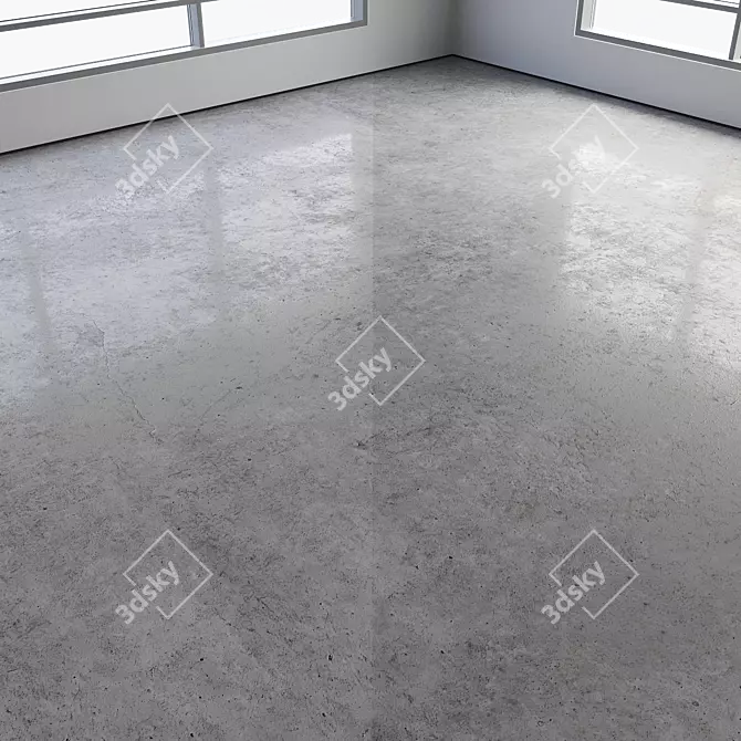 Colorful Seamless Polished Concrete Floor 3D model image 5