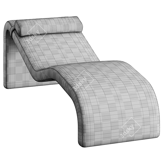 Modern Matador Chaise Lounge Optimize 3D model image 5