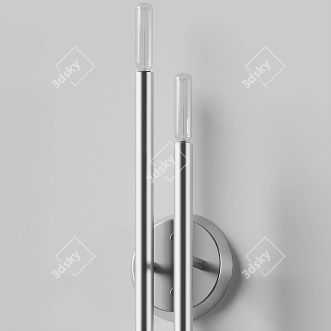 Modern Space-Inspired ADA Wall Sconce 3D model image 4