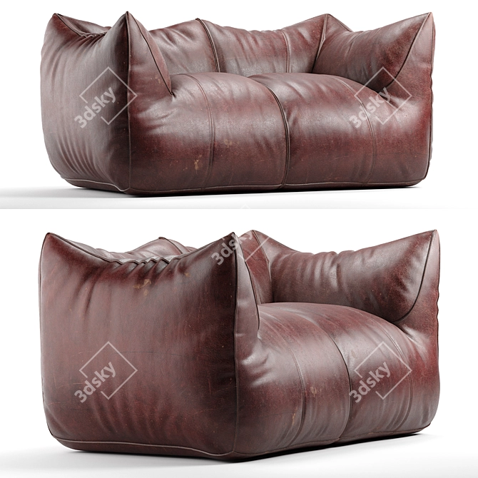 Modern Italian LE BAMBOLE Sofa 3D model image 2