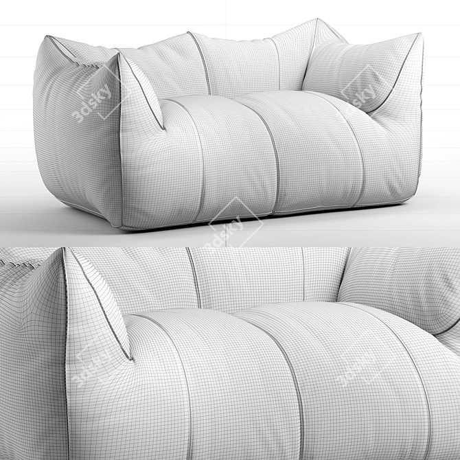 Modern Italian LE BAMBOLE Sofa 3D model image 7