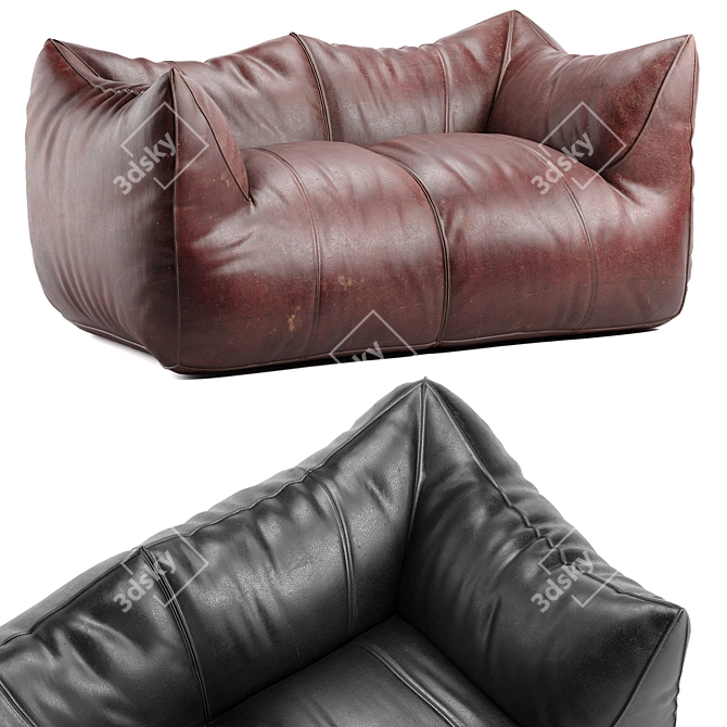 Modern Italian LE BAMBOLE Sofa 3D model image 8