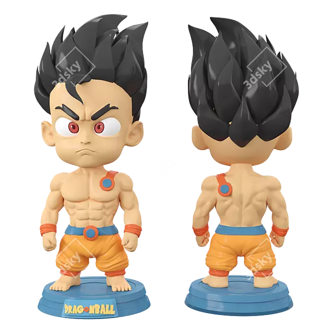 Dragonball 3D Goku Print Files 3D model image 1