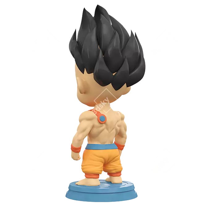 Dragonball 3D Goku Print Files 3D model image 3