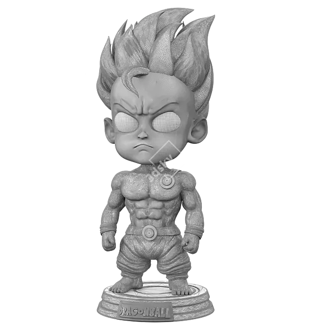 Dragonball 3D Goku Print Files 3D model image 4