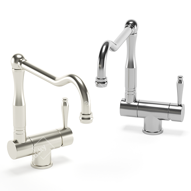 Luxury Kitchen Faucet Collection-3D Models 3D model image 4