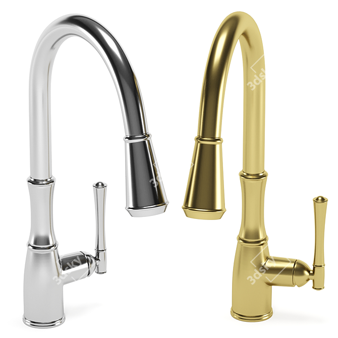 Premium 3D Faucet Model Files 3D model image 2