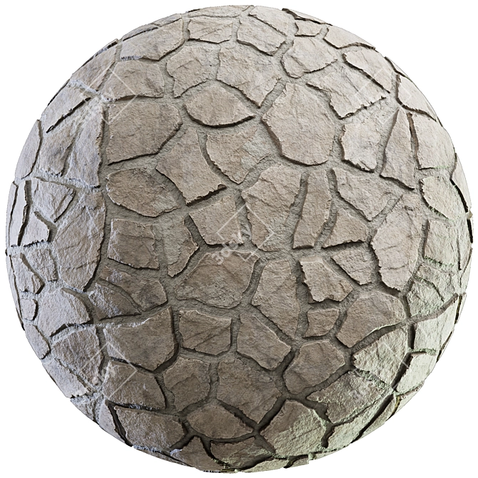 Designer Stone Wall Textures Pack 3D model image 3