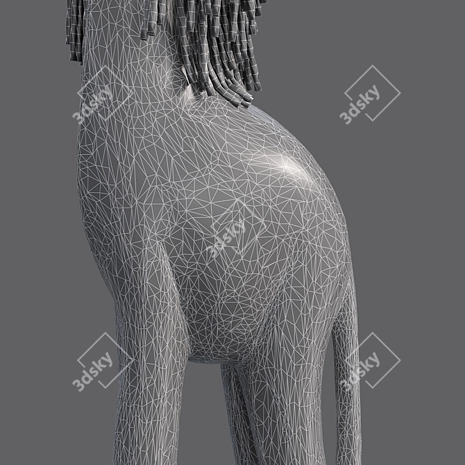 Horse Statue Photogrammetry 4096 Texture 3D model image 6