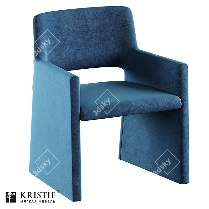 Seattle-13 Lounge Chair by Kristie Mebel 3D model image 1