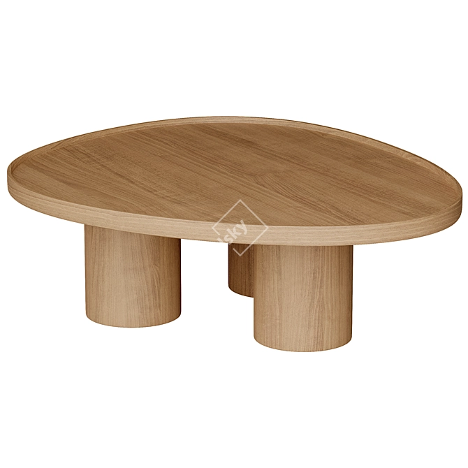 Eco-Friendly Brasero Coffee Table 3D model image 3