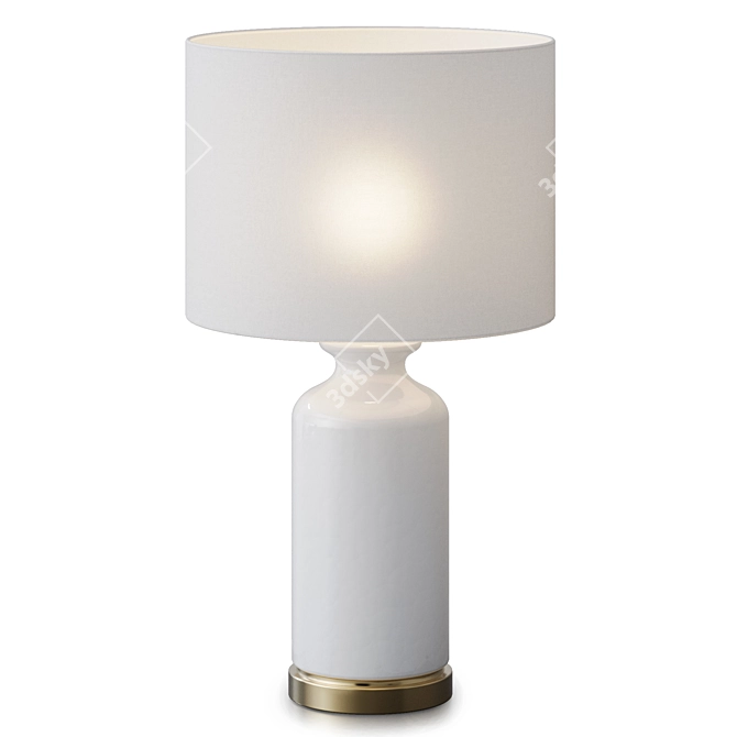 Elegant Table Lamp Barbara 3D model image 2