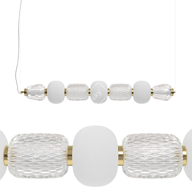 Modern FAVOURITE BELLA Chandelier 3D model image 1