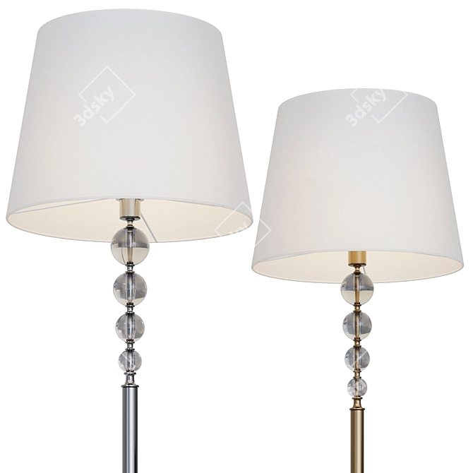 Elegant Virginia Floor Lamp 3D model image 3