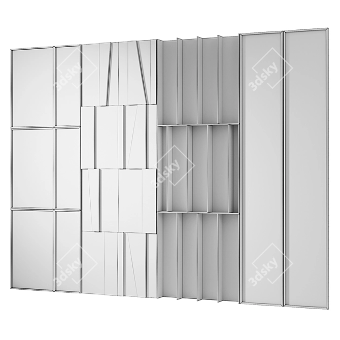 Wooden Decorative Panels | Smooth Models 3D model image 6