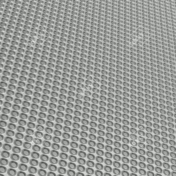 Metal Patterned Steel Wall Covering 3D model image 3