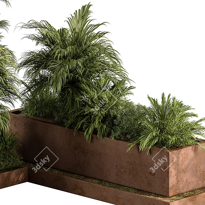  Outdoor Plant Box Garden 543 3D model image 3