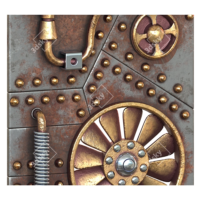 Phone Frame Steampunk Vol 1 3D model image 3